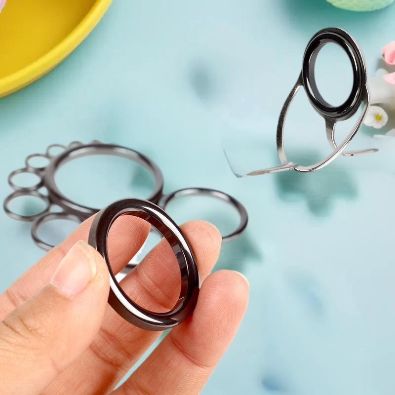 Ceramic Guide Ring Repair Set; - Fishing Rod Repair Kit 评论和价格