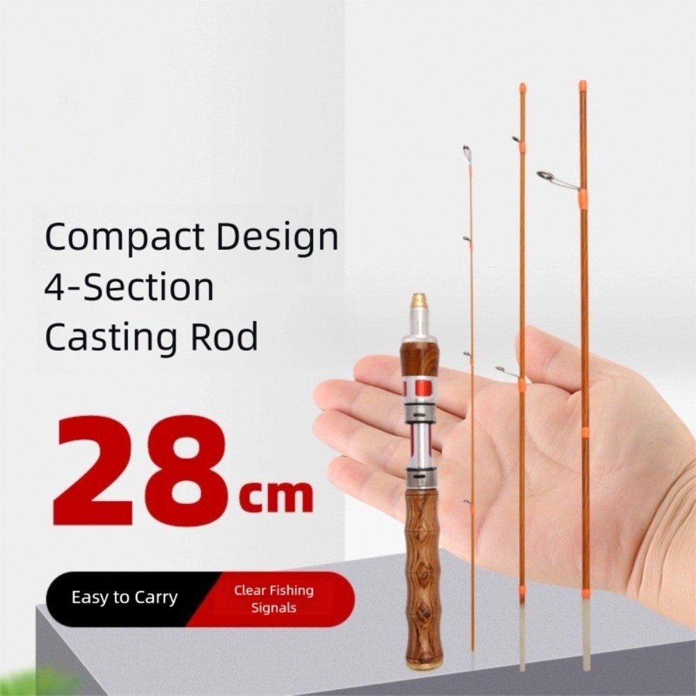 4 Sections Spinning Fishing Ro - Fishing Rod Ice 评论和价格