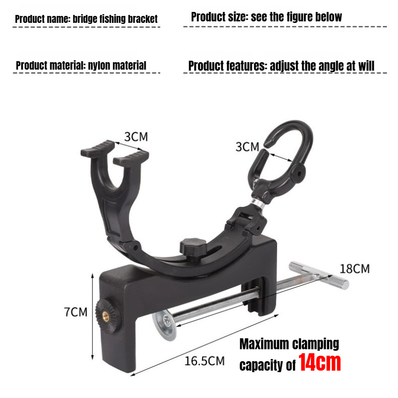 360° Rotating Adjustable Heavy - Fishing Rod Rack 评论和价格
