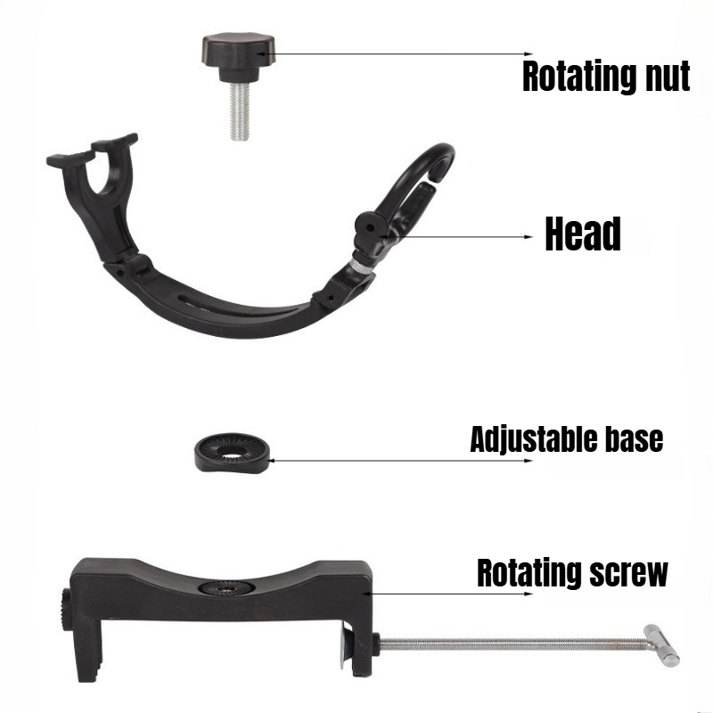360° Rotating Adjustable Heavy - Fishing Rod Rack 评论和价格